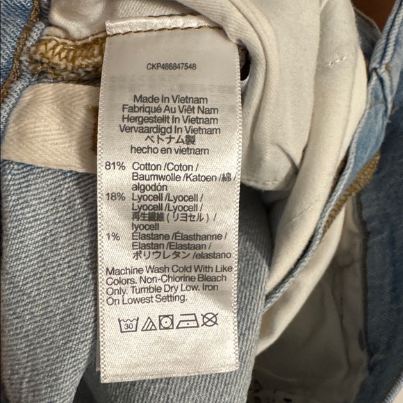 Madewell Womens The Perfect Mid-Lenght High Waisted Jean Shorts size 32 - Picture 10 of 10